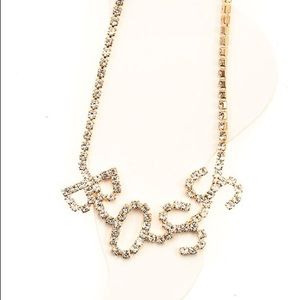 Boss Rhinestone Anklet